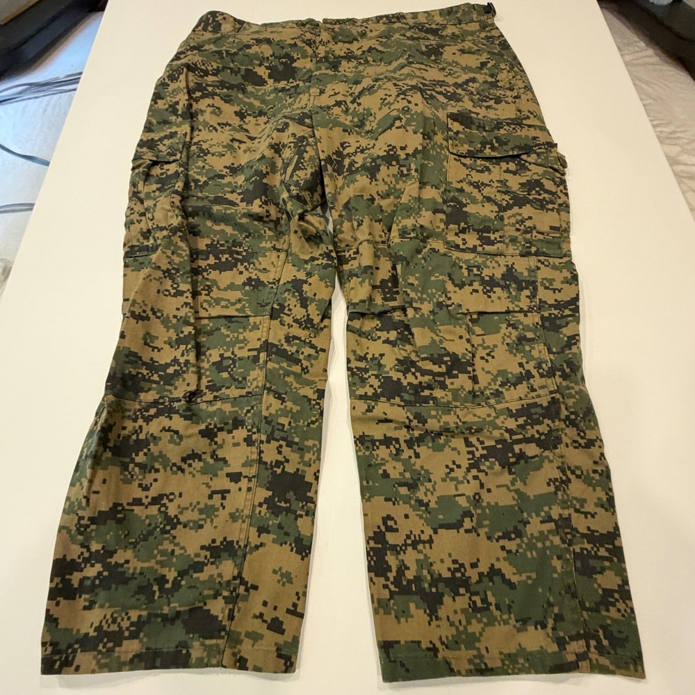 USMC MARPAT Woodland Digital Camo Cargo Pants Mens XL Regular Tactical Military